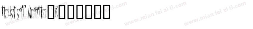 HelloFont WenYiHei-R字体转换